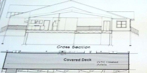 New Home blueprints drafted by Long Prairie Lumber